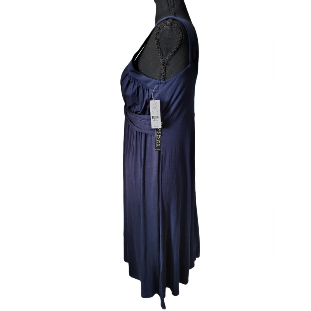 New York & Company Navy Empire Waist Dress – NWT – Wedding Guest / Homecoming - Picture 4 of 11